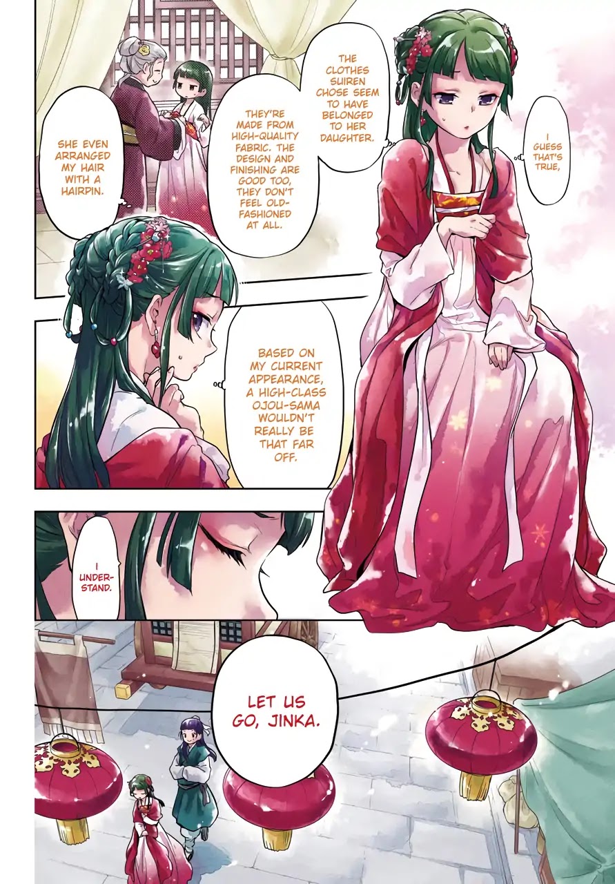 Kusuriya no Hitorigoto Chapter 28 page 10 - Chapter 28: A Stroll Through The City