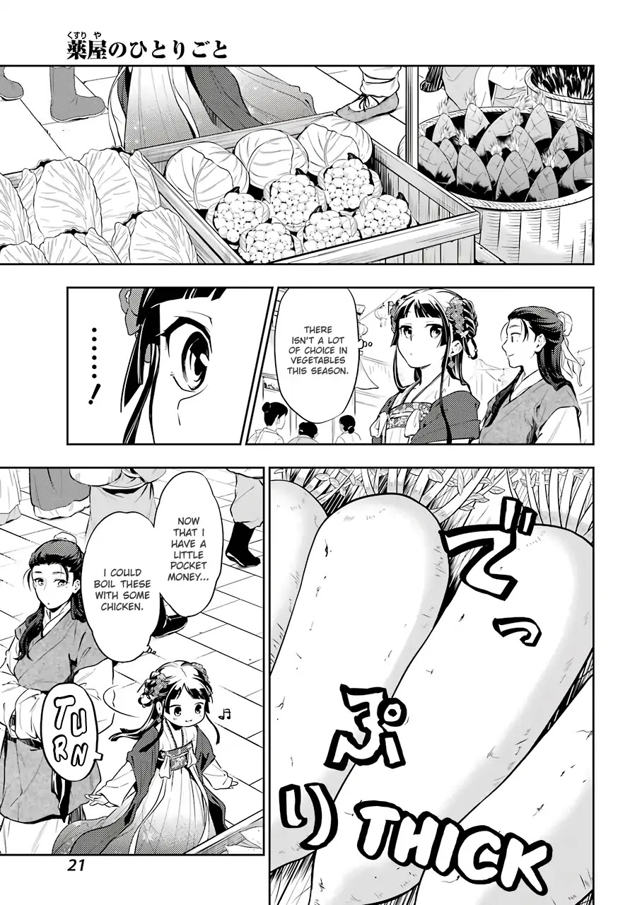 Kusuriya no Hitorigoto Chapter 28 page 13 - Chapter 28: A Stroll Through The City