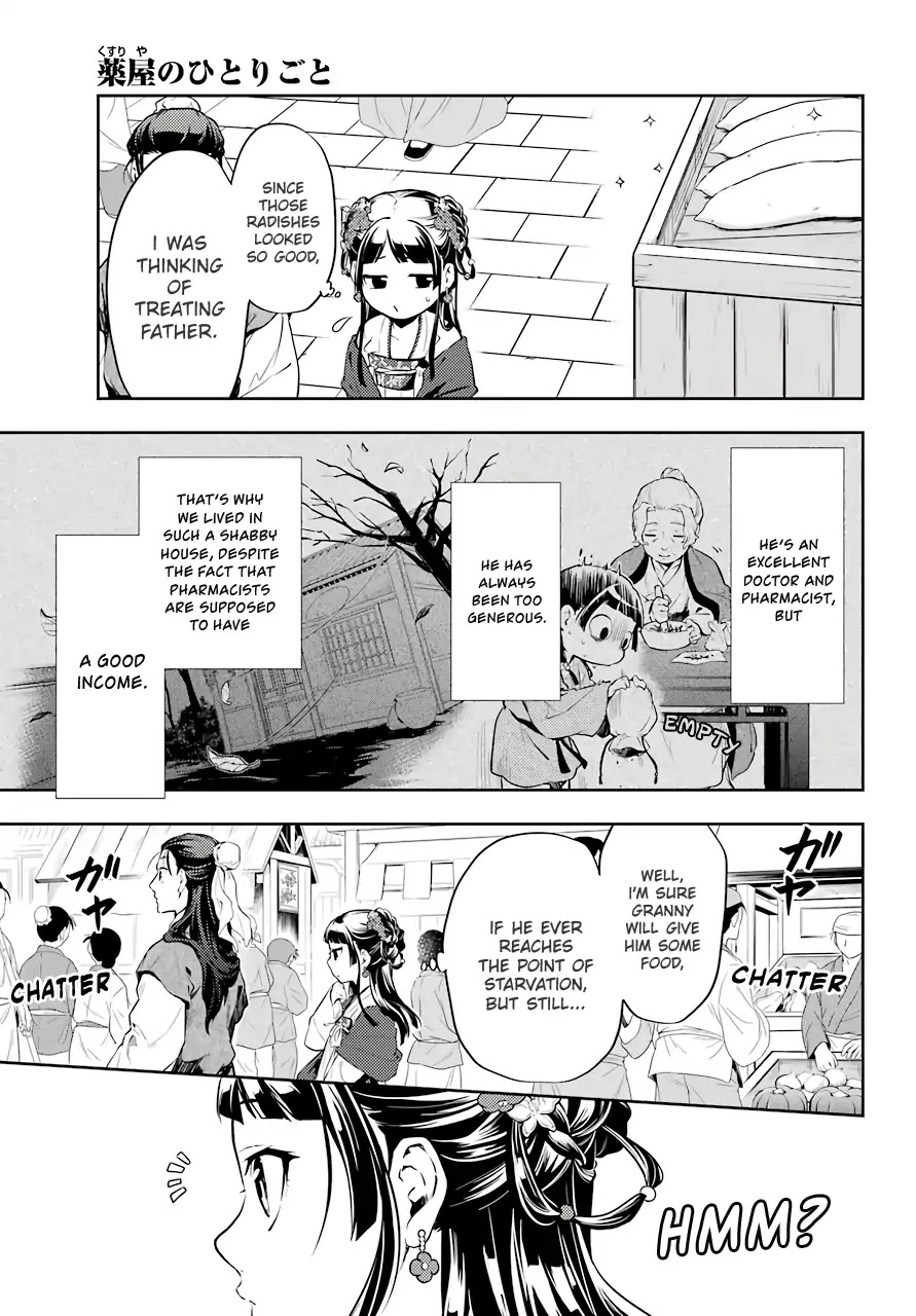 Kusuriya no Hitorigoto Chapter 28 page 15 - Chapter 28: A Stroll Through The City