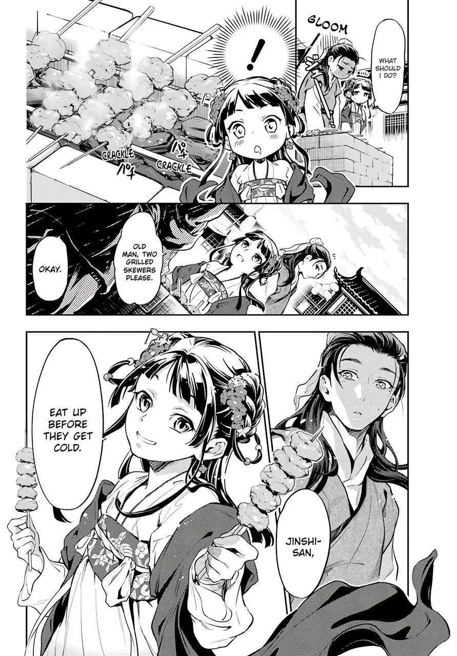 Kusuriya no Hitorigoto Chapter 28 page 18 - Chapter 28: A Stroll Through The City