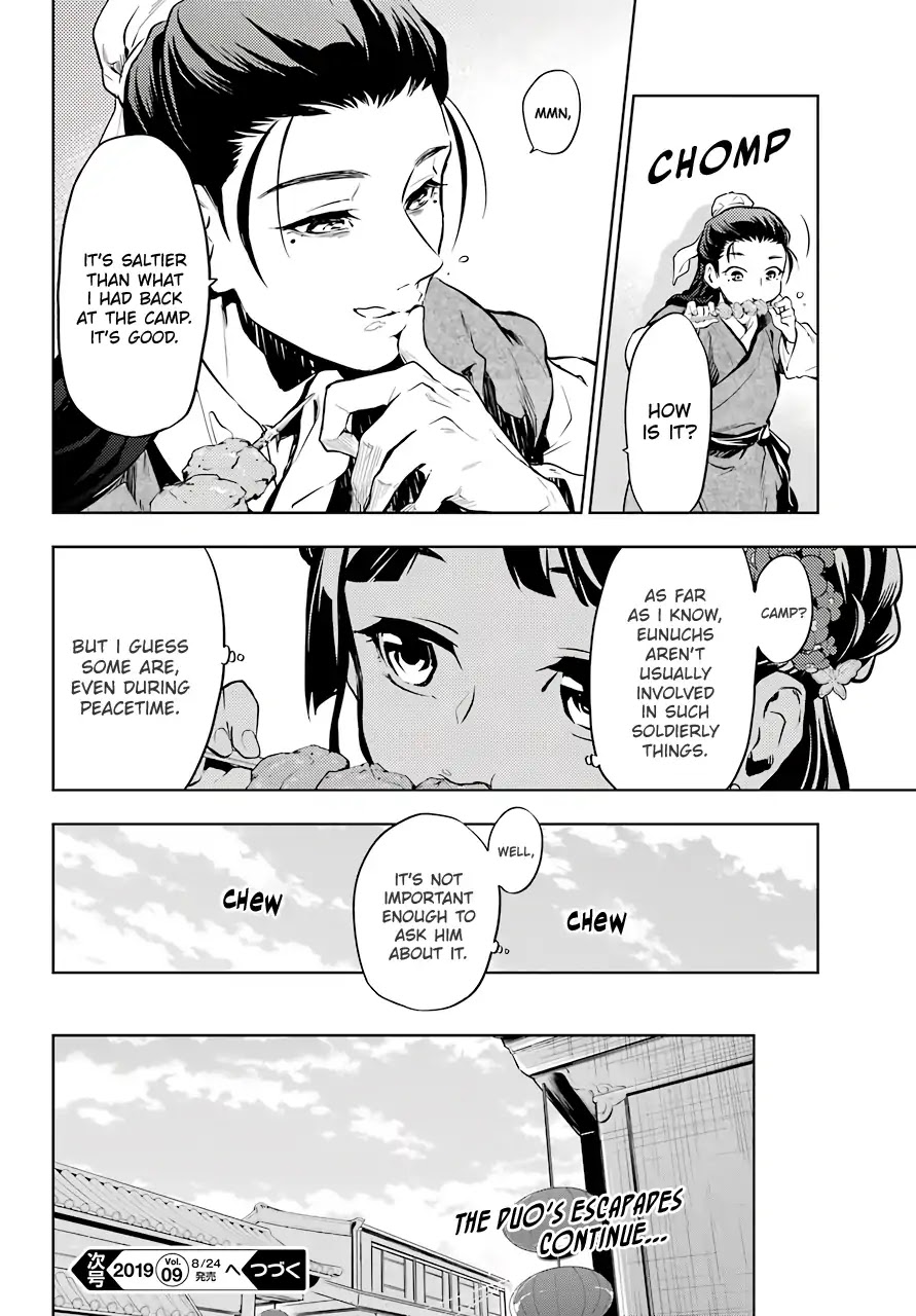 Kusuriya no Hitorigoto Chapter 28 page 20 - Chapter 28: A Stroll Through The City