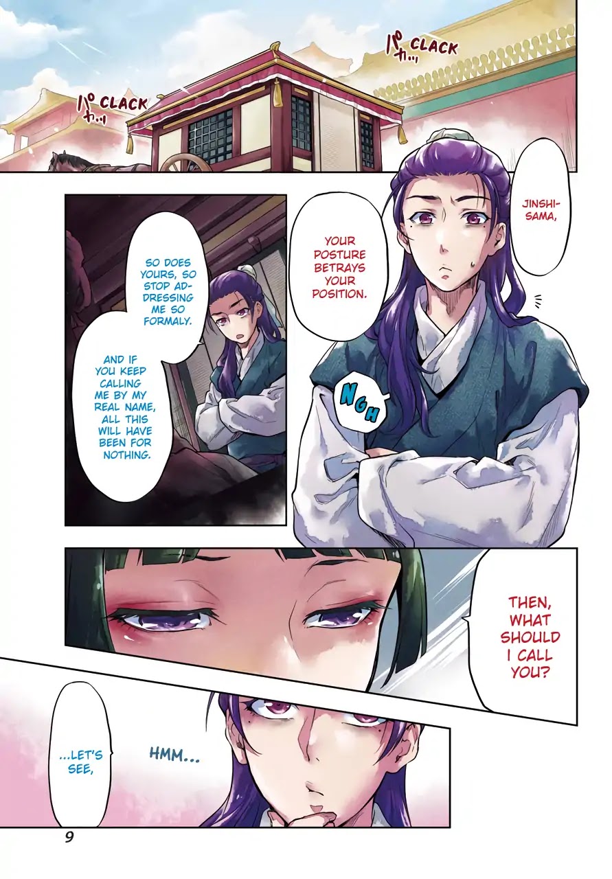 Kusuriya no Hitorigoto Chapter 28 page 8 - Chapter 28: A Stroll Through The City