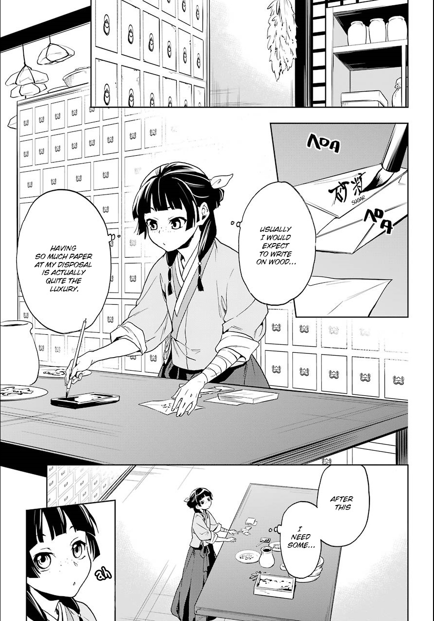 Kusuriya no Hitorigoto Chapter 3 page 15 - Chapter 3: The Imperial Court's Nymph