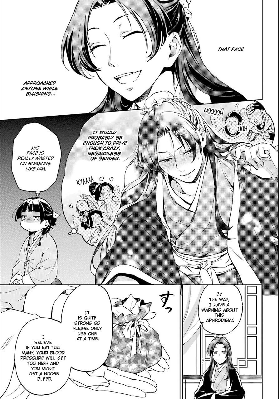 Kusuriya no Hitorigoto Chapter 3 page 35 - Chapter 3: The Imperial Court's Nymph