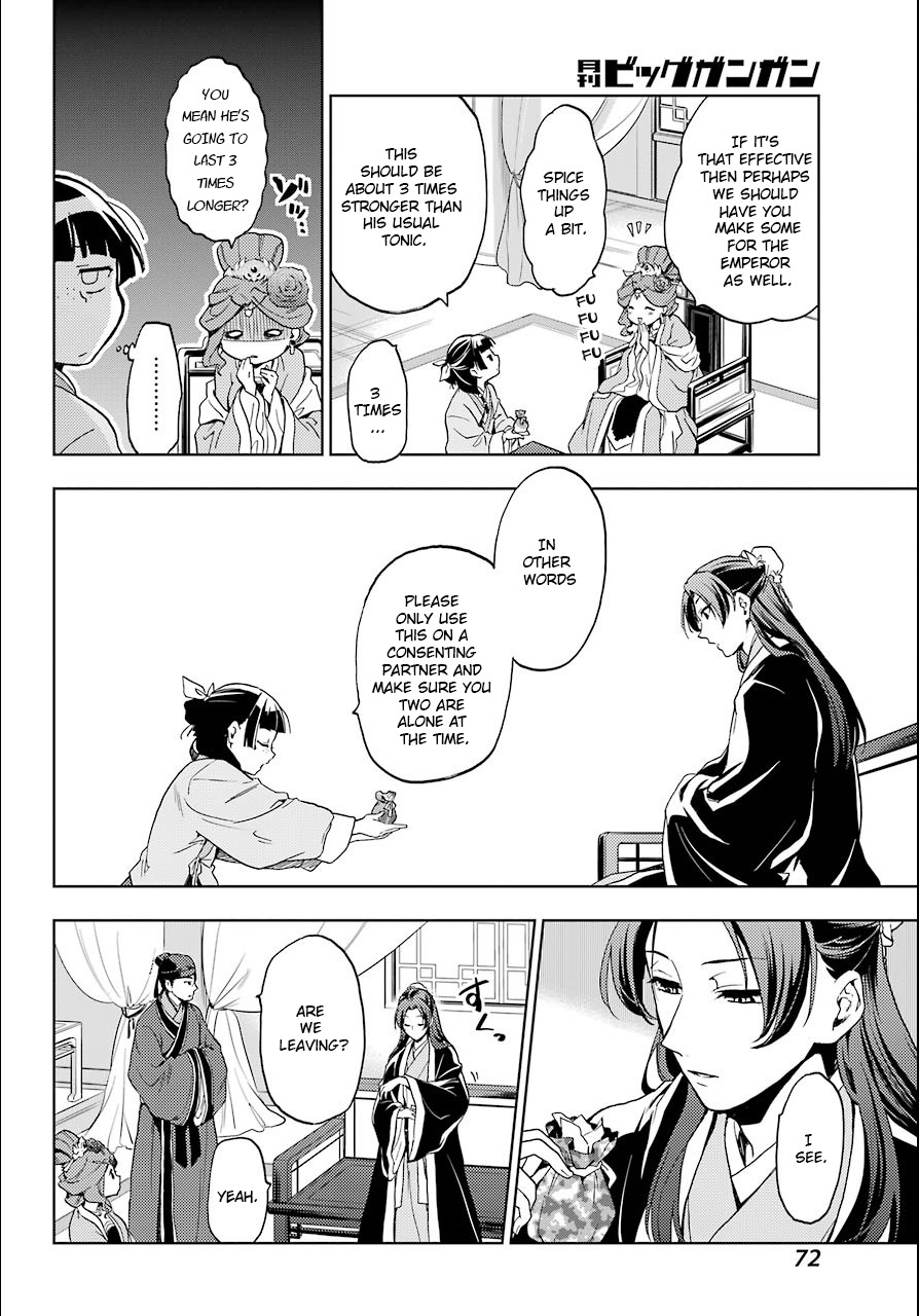 Kusuriya no Hitorigoto Chapter 3 page 36 - Chapter 3: The Imperial Court's Nymph