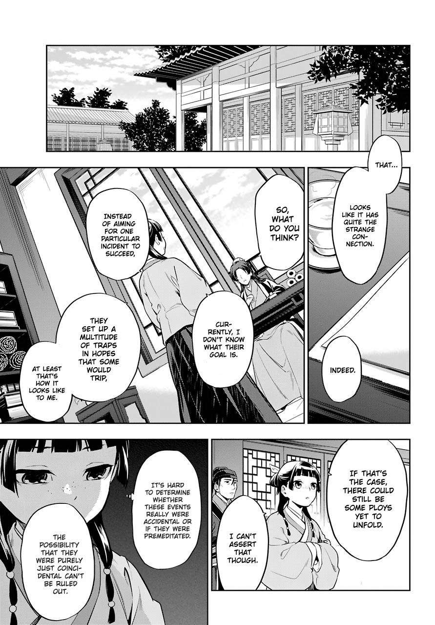 Kusuriya no Hitorigoto Chapter 31 page 13 - Chapter 31: Coincidence or Inevitable