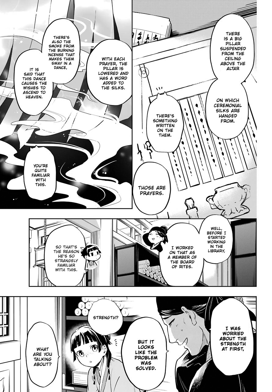 Kusuriya no Hitorigoto Chapter 32 page 7 - Chapter 32: The Medium Ritual Master