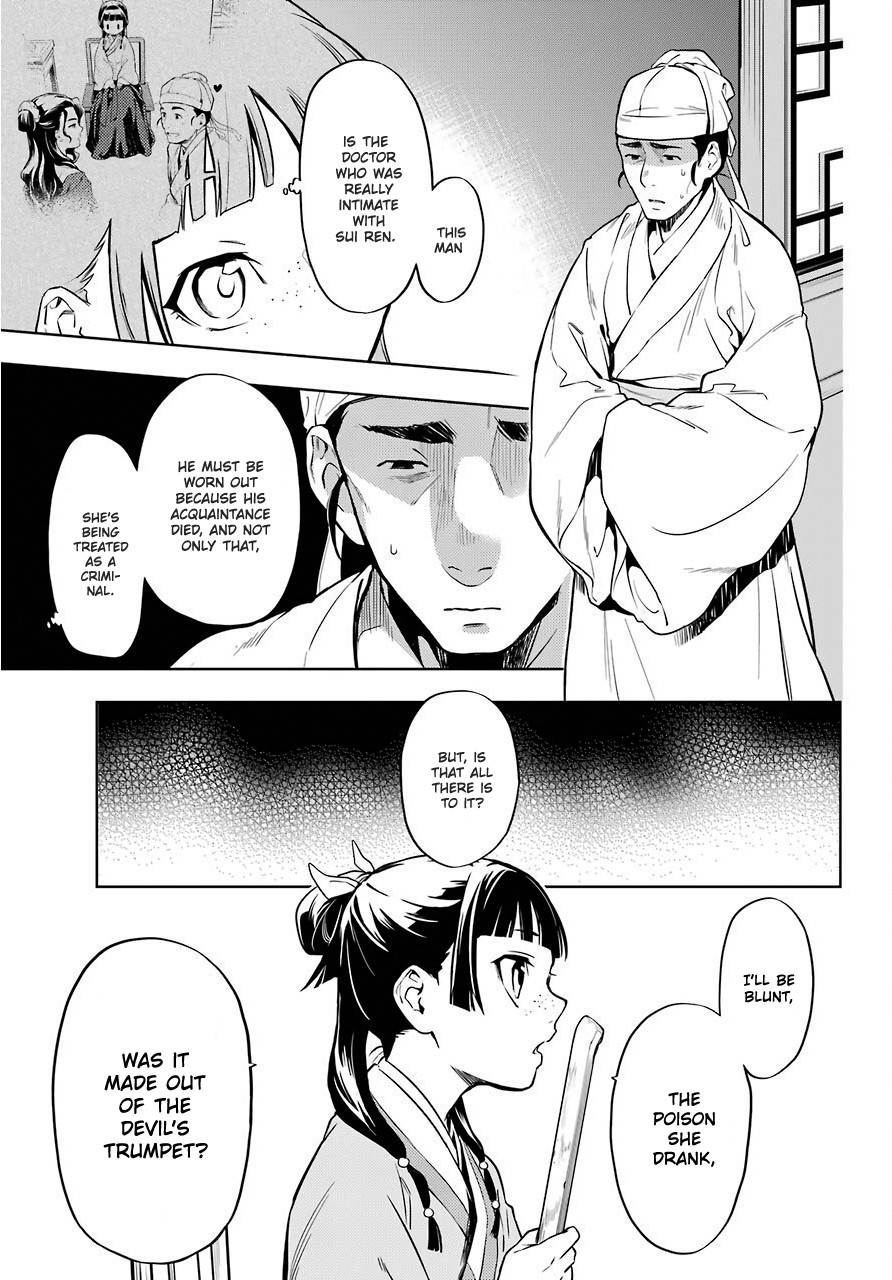 Kusuriya no Hitorigoto Chapter 33 page 20 - Chapter 33: The Devil's Trumpet