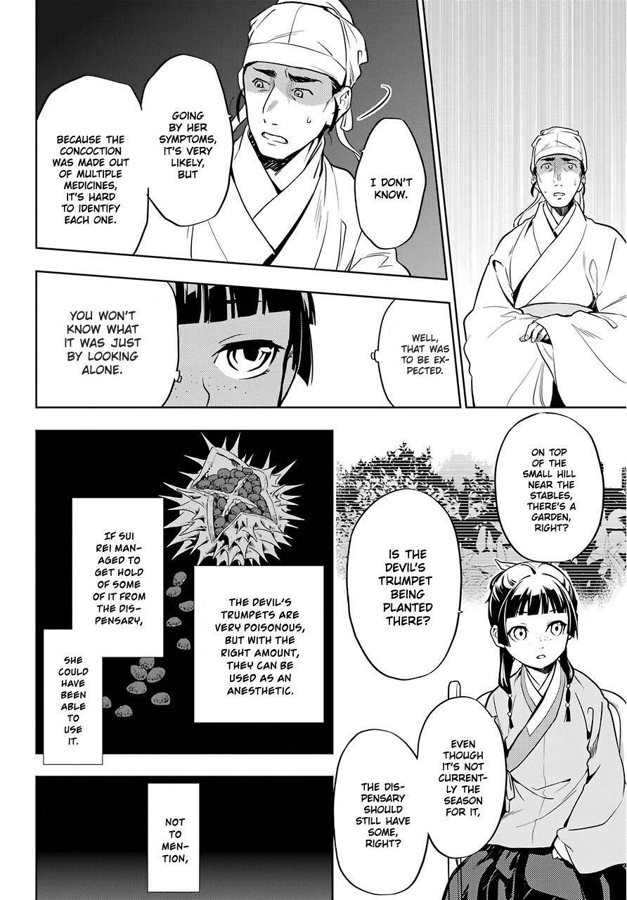 Kusuriya no Hitorigoto Chapter 33 page 21 - Chapter 33: The Devil's Trumpet