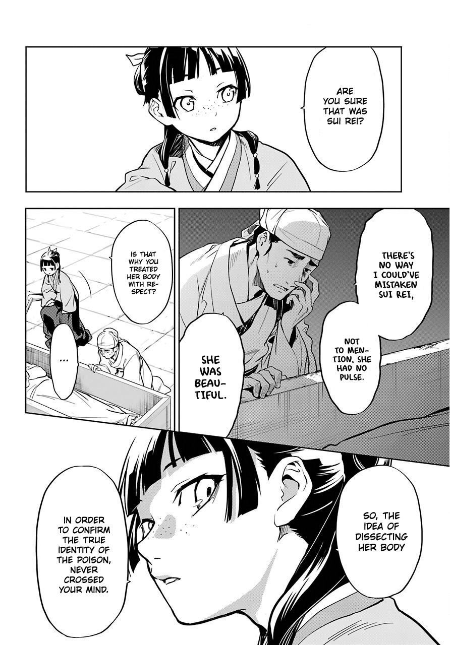 Kusuriya no Hitorigoto Chapter 33 page 26 - Chapter 33: The Devil's Trumpet