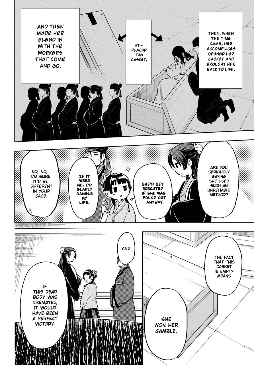 Kusuriya no Hitorigoto Chapter 33 page 32 - Chapter 33: The Devil's Trumpet