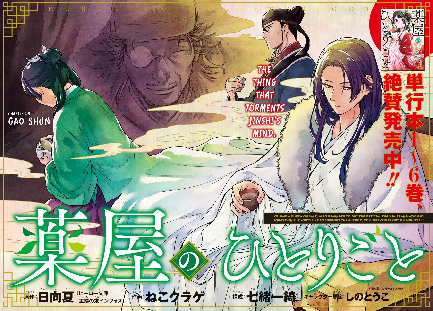 Kusuriya no Hitorigoto Chapter 34 page 3 - Chapter 34: Gao Shun