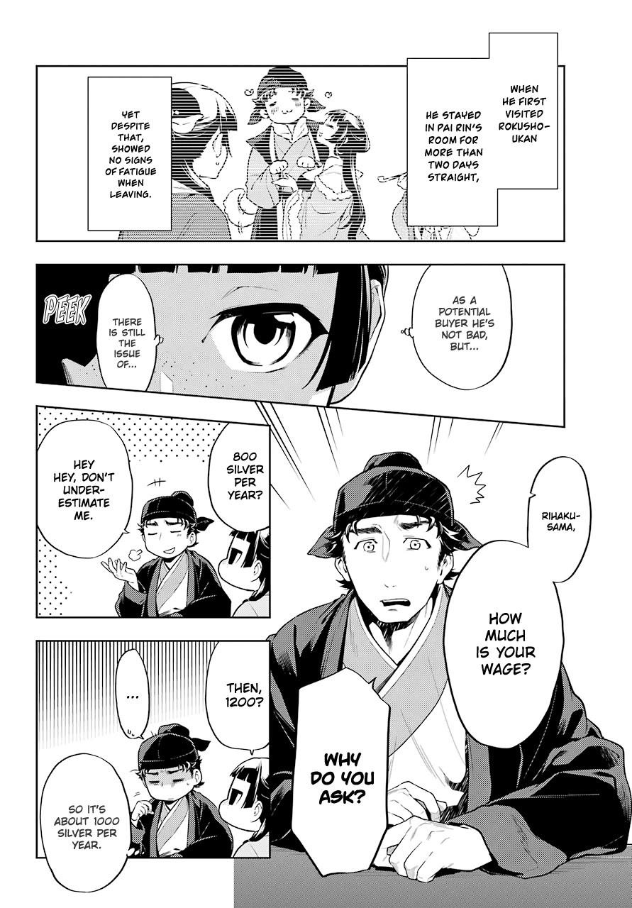 Kusuriya no Hitorigoto Chapter 35.2 page 8 - Chapter 35.2: Back to the Inner Palace (Part 2)