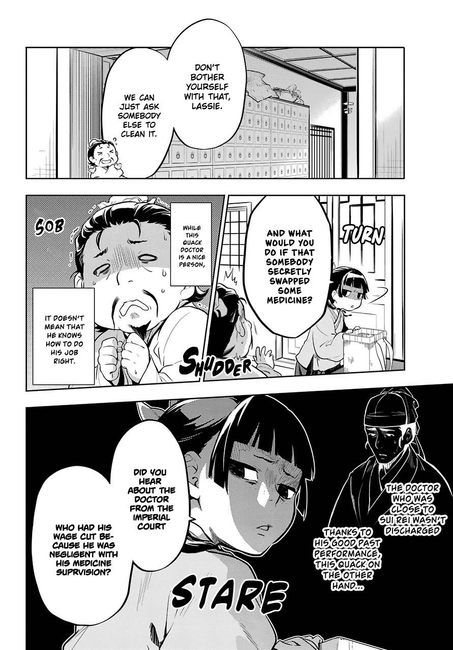Kusuriya no Hitorigoto Chapter 35 page 9 - Chapter 35: Back to the Inner Palace (Part 1)