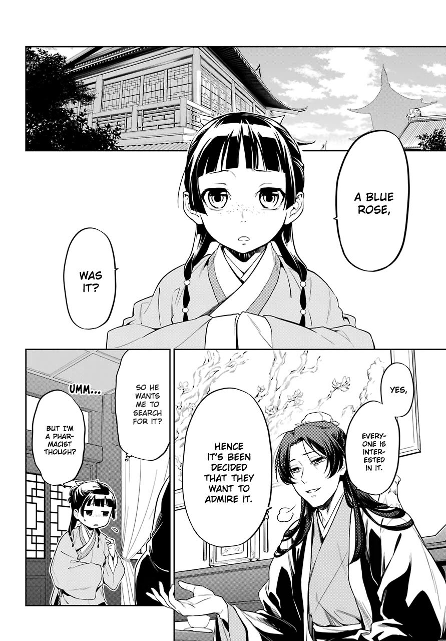 Kusuriya no Hitorigoto Chapter 36.1 page 10 - Chapter 36.1: Rose and Nail Polish (Part 1)