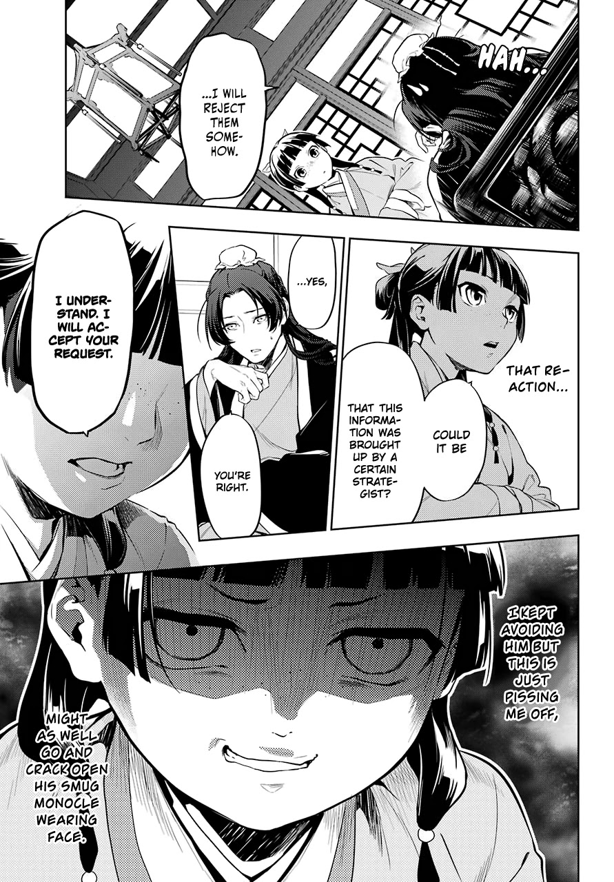 Kusuriya no Hitorigoto Chapter 36.1 page 13 - Chapter 36.1: Rose and Nail Polish (Part 1)
