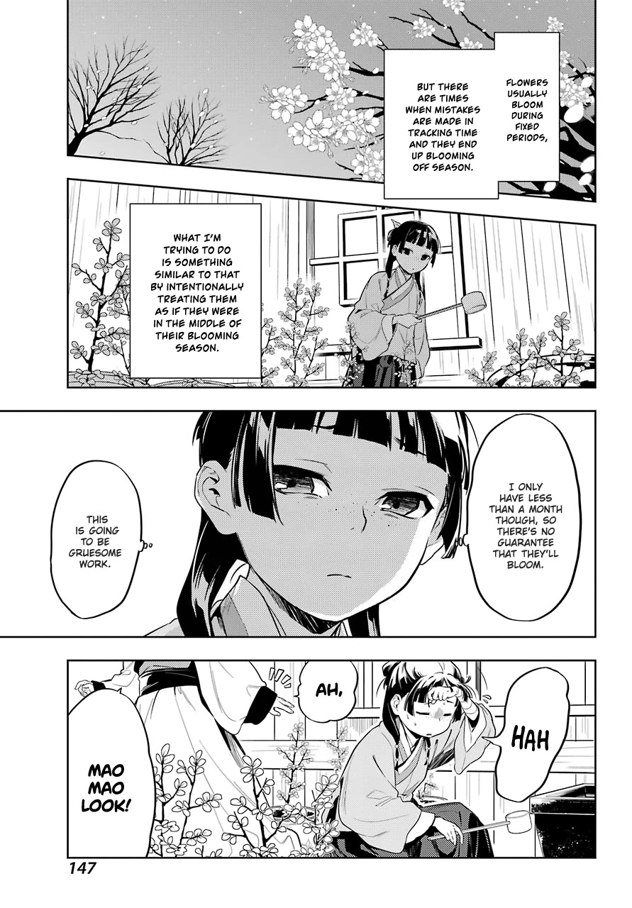 Kusuriya no Hitorigoto Chapter 36.1 page 17 - Chapter 36.1: Rose and Nail Polish (Part 1)