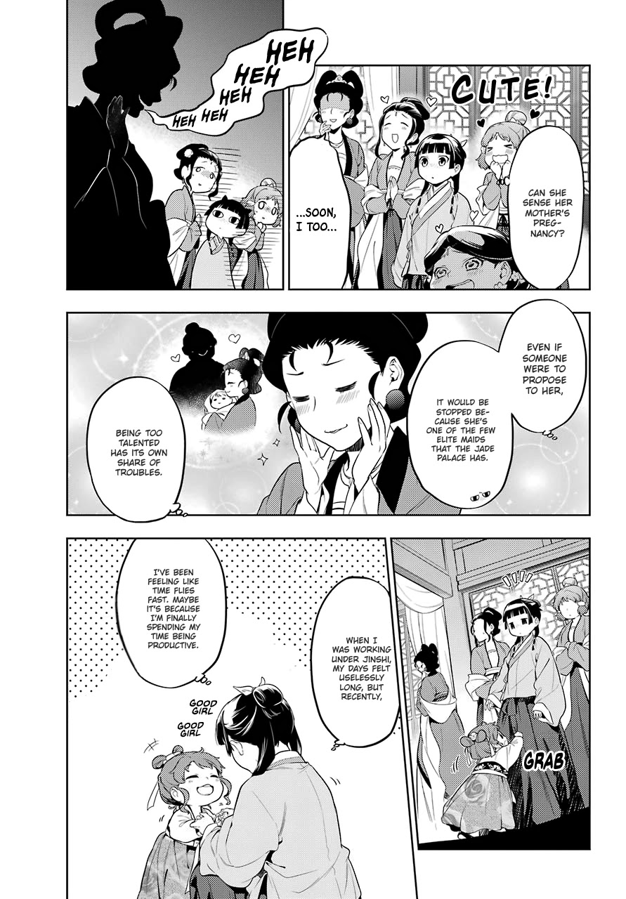 Kusuriya no Hitorigoto Chapter 36.1 page 9 - Chapter 36.1: Rose and Nail Polish (Part 1)