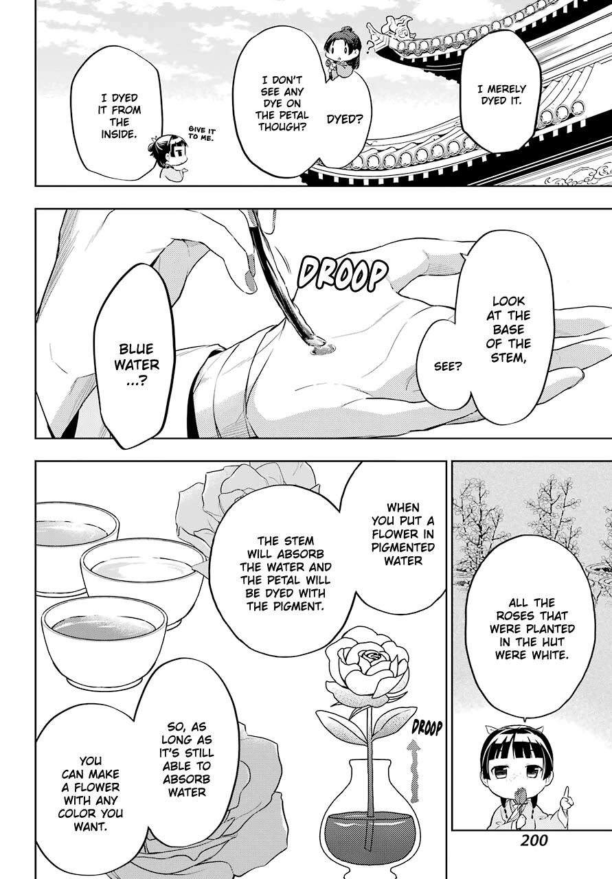 Kusuriya no Hitorigoto Chapter 36.2 page 9 - Chapter 36.2: A Rose and Nail Polish (Part 2)
