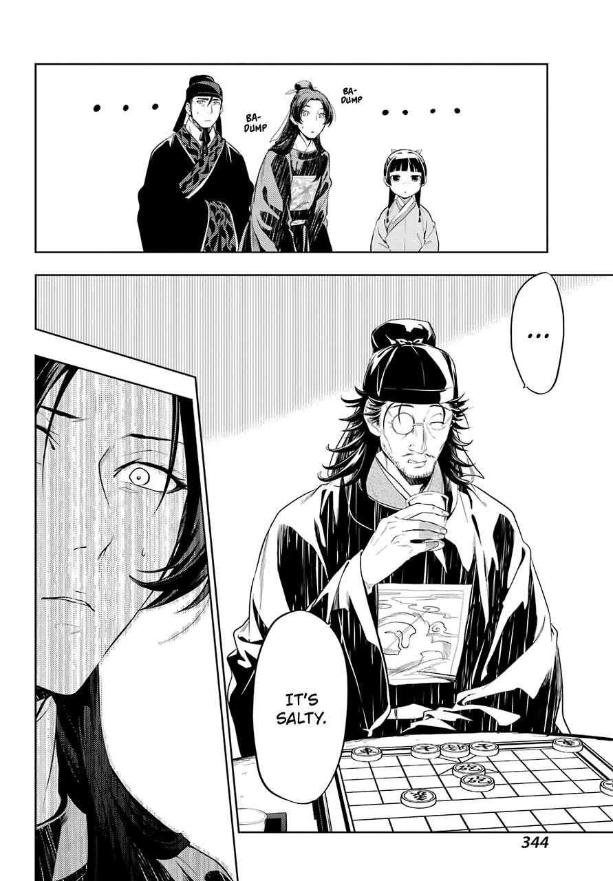 Kusuriya no Hitorigoto Chapter 36.3 page 17 - Chapter 36.3: A Rose and Nail Polish (Part 3)