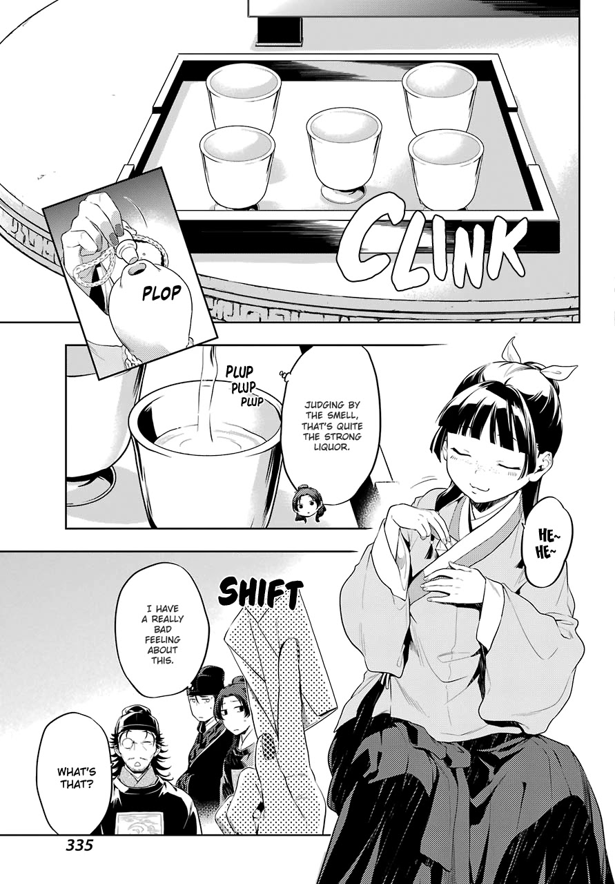 Kusuriya no Hitorigoto Chapter 36.3 page 8 - Chapter 36.3: A Rose and Nail Polish (Part 3)