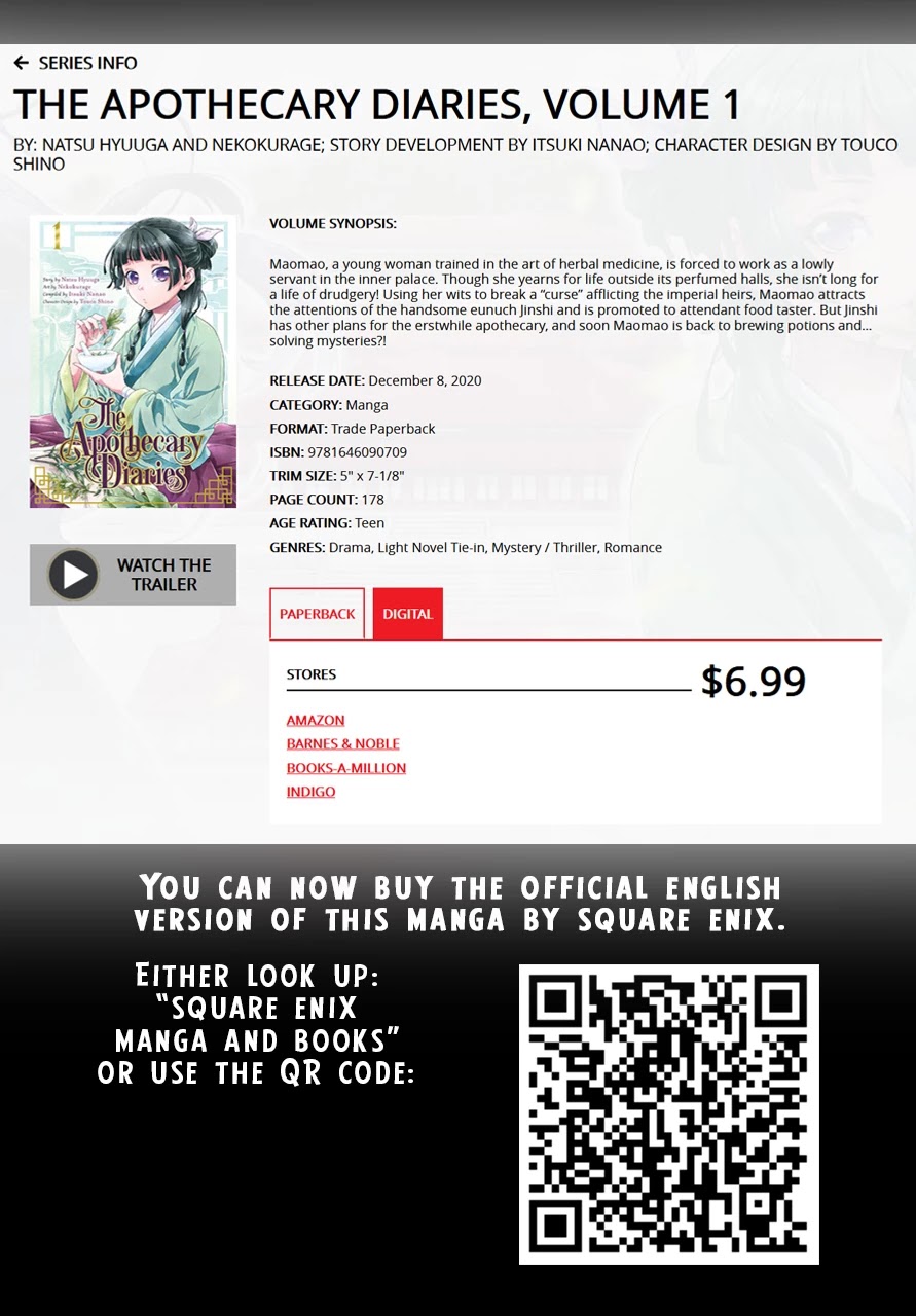 Kusuriya no Hitorigoto Chapter 37 page 33 - Chapter 37: Balsam and Wood Sorrel (Part 1)