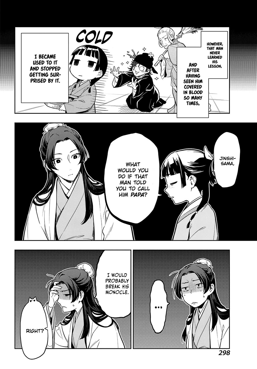 Kusuriya no Hitorigoto Chapter 39 page 14 - Chapter 39: Balsam and Wood Sorrel (Part 3)
