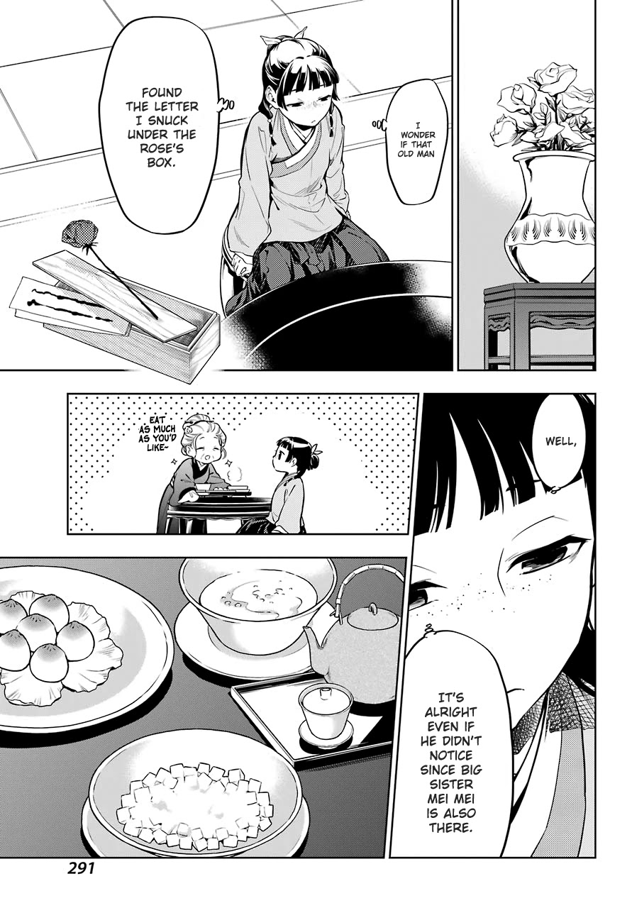 Kusuriya no Hitorigoto Chapter 39 page 7 - Chapter 39: Balsam and Wood Sorrel (Part 3)