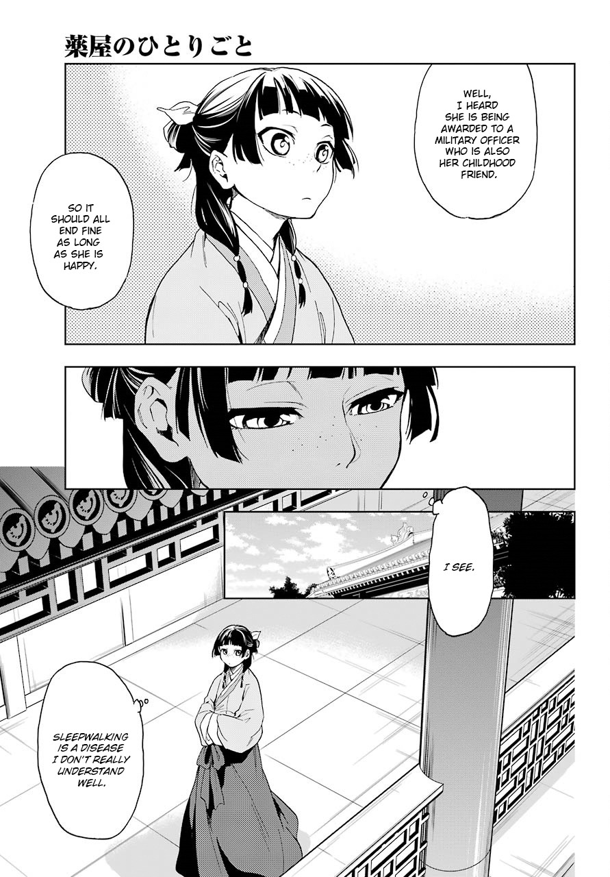 Kusuriya no Hitorigoto Chapter 4 page 22 - Chapter 4: The Moonlight Specter