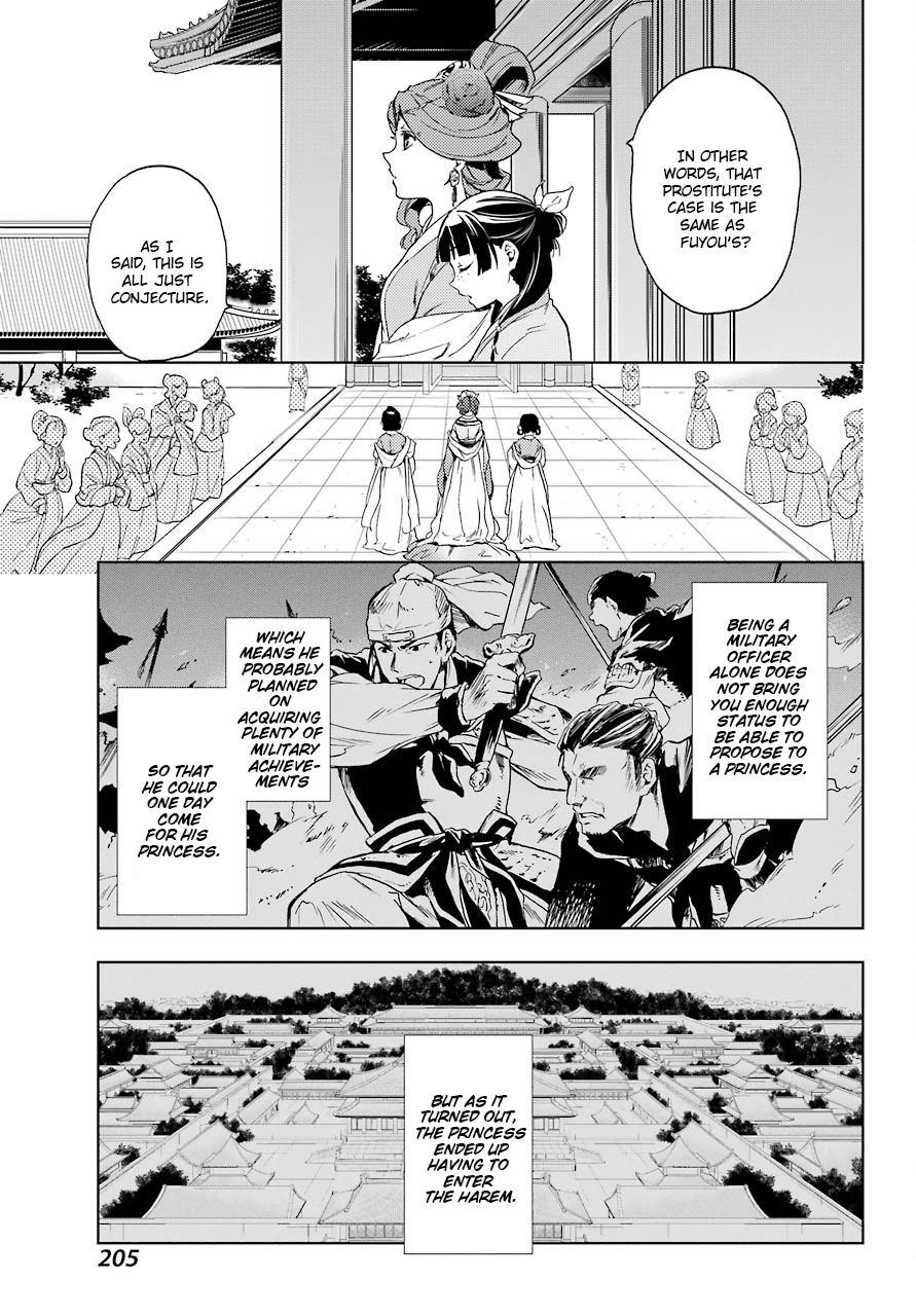 Kusuriya no Hitorigoto Chapter 4 page 34 - Chapter 4: The Moonlight Specter