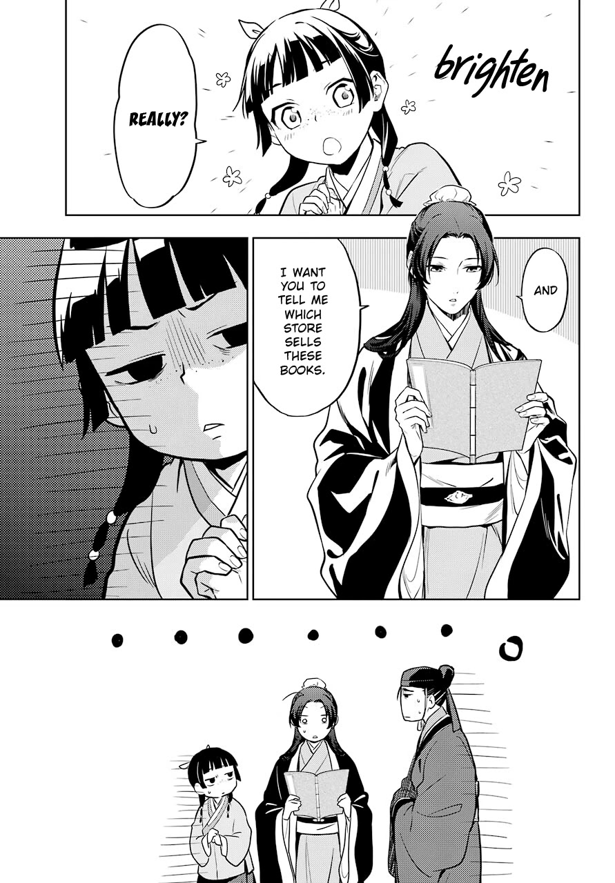 Kusuriya no Hitorigoto Chapter 41 page 13 - Chapter 41: Book