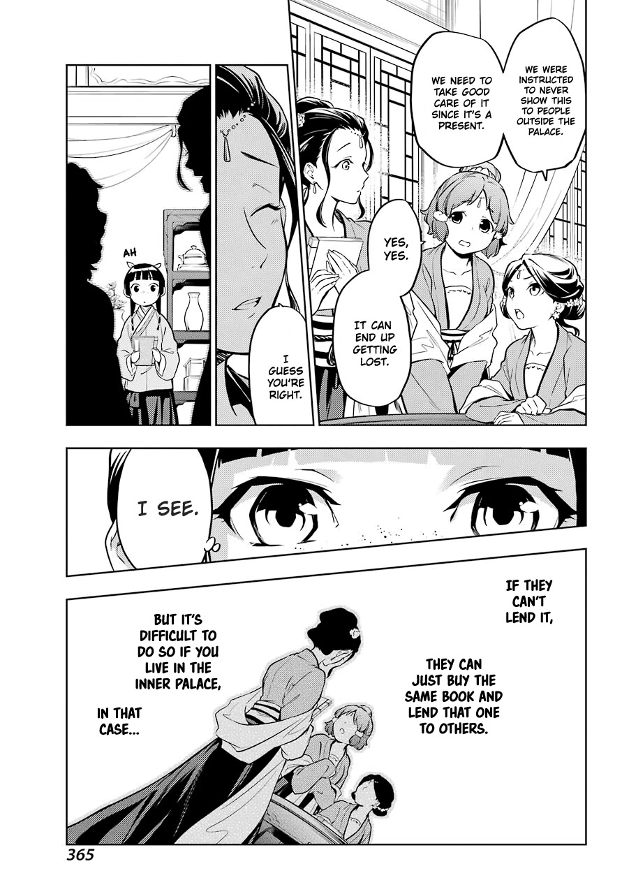 Kusuriya no Hitorigoto Chapter 41 page 21 - Chapter 41: Book