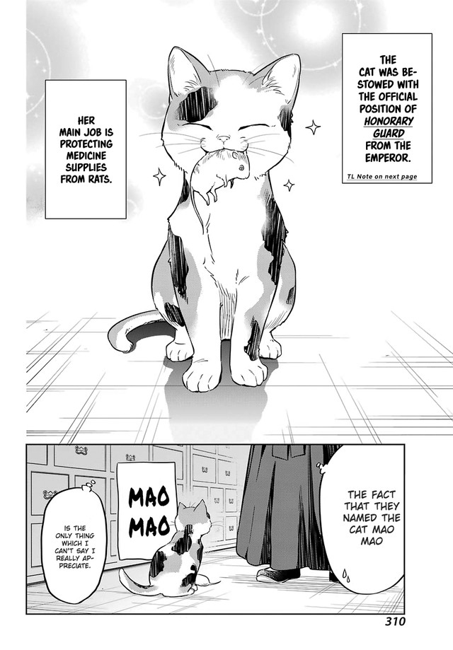 Kusuriya no Hitorigoto Chapter 42.2 page 15 - Chapter 42.2: Cat (Conclusion)