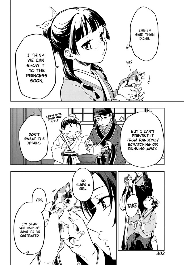 Kusuriya no Hitorigoto Chapter 42.2 page 7 - Chapter 42.2: Cat (Conclusion)