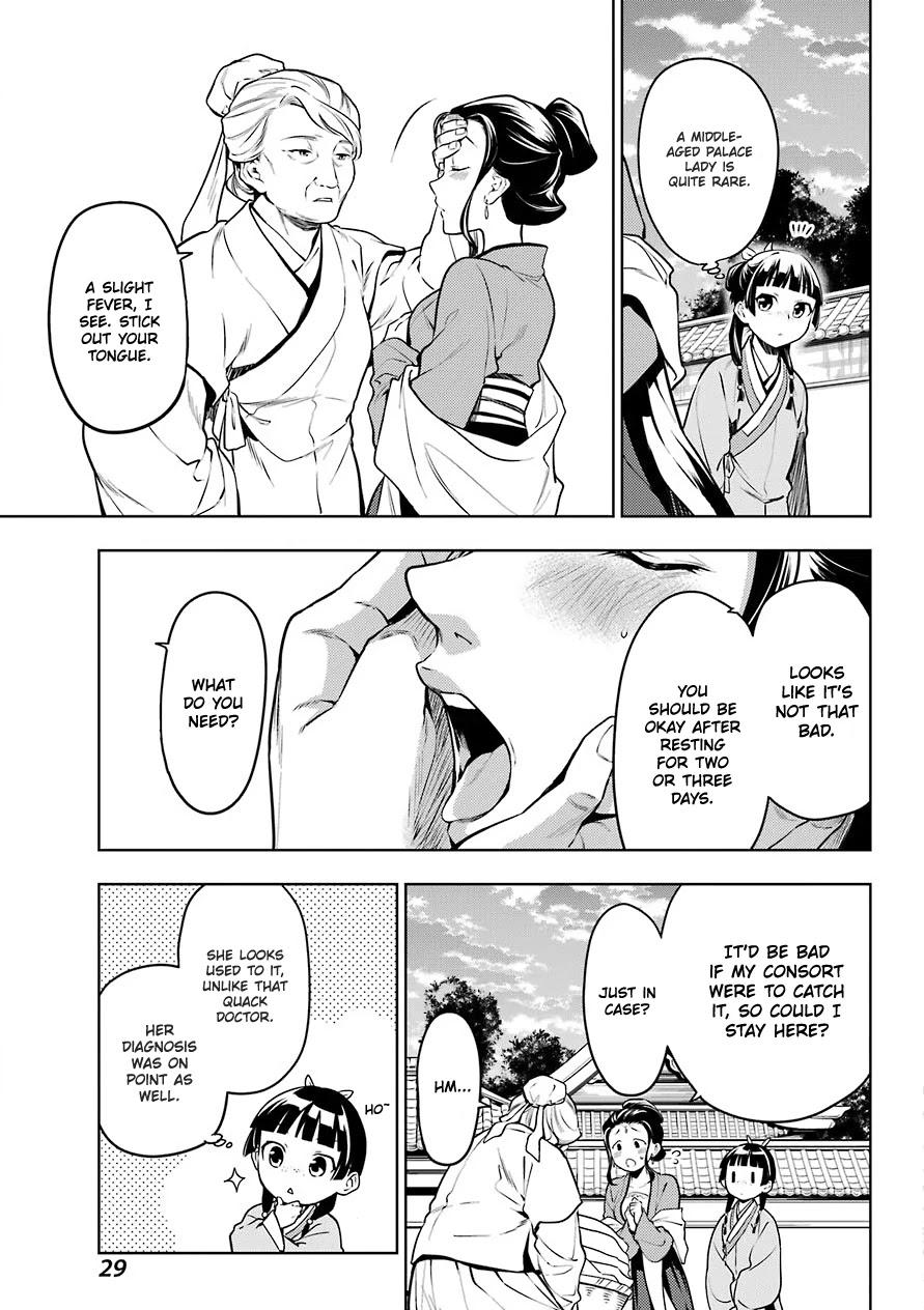 Kusuriya no Hitorigoto Chapter 49 page 17 - Chapter 49: The Clinic