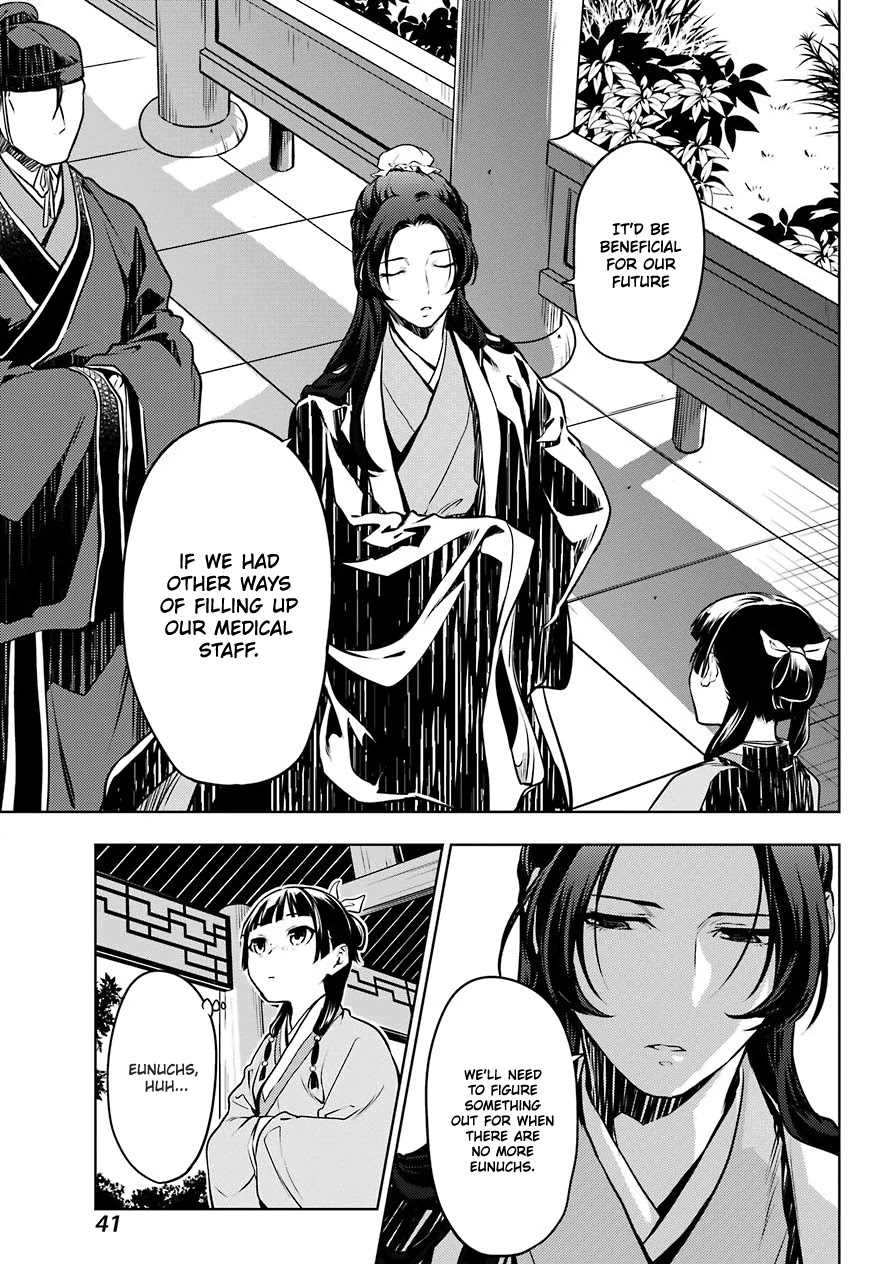 Kusuriya no Hitorigoto Chapter 49 page 29 - Chapter 49: The Clinic