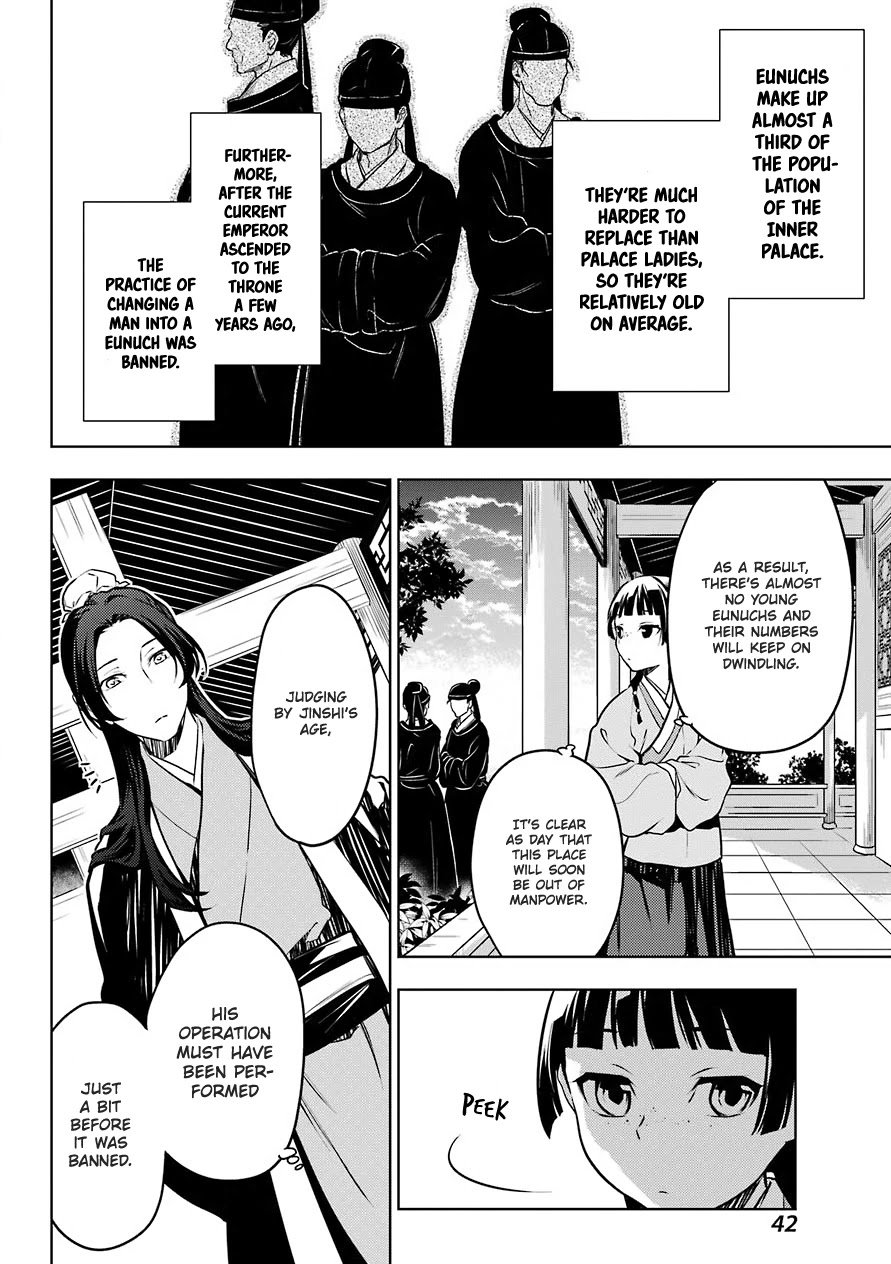 Kusuriya no Hitorigoto Chapter 49 page 30 - Chapter 49: The Clinic