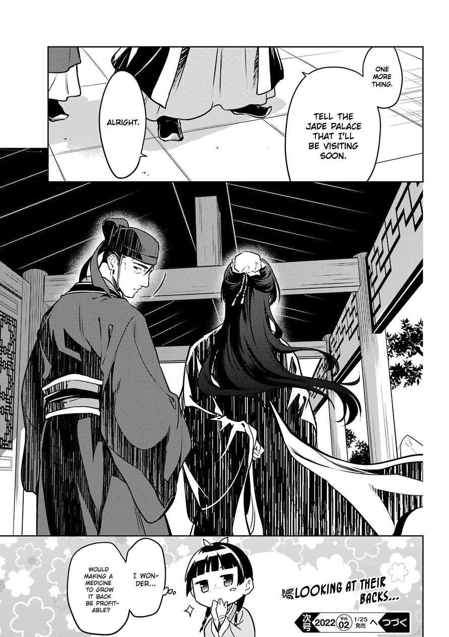 Kusuriya no Hitorigoto Chapter 49 page 33 - Chapter 49: The Clinic