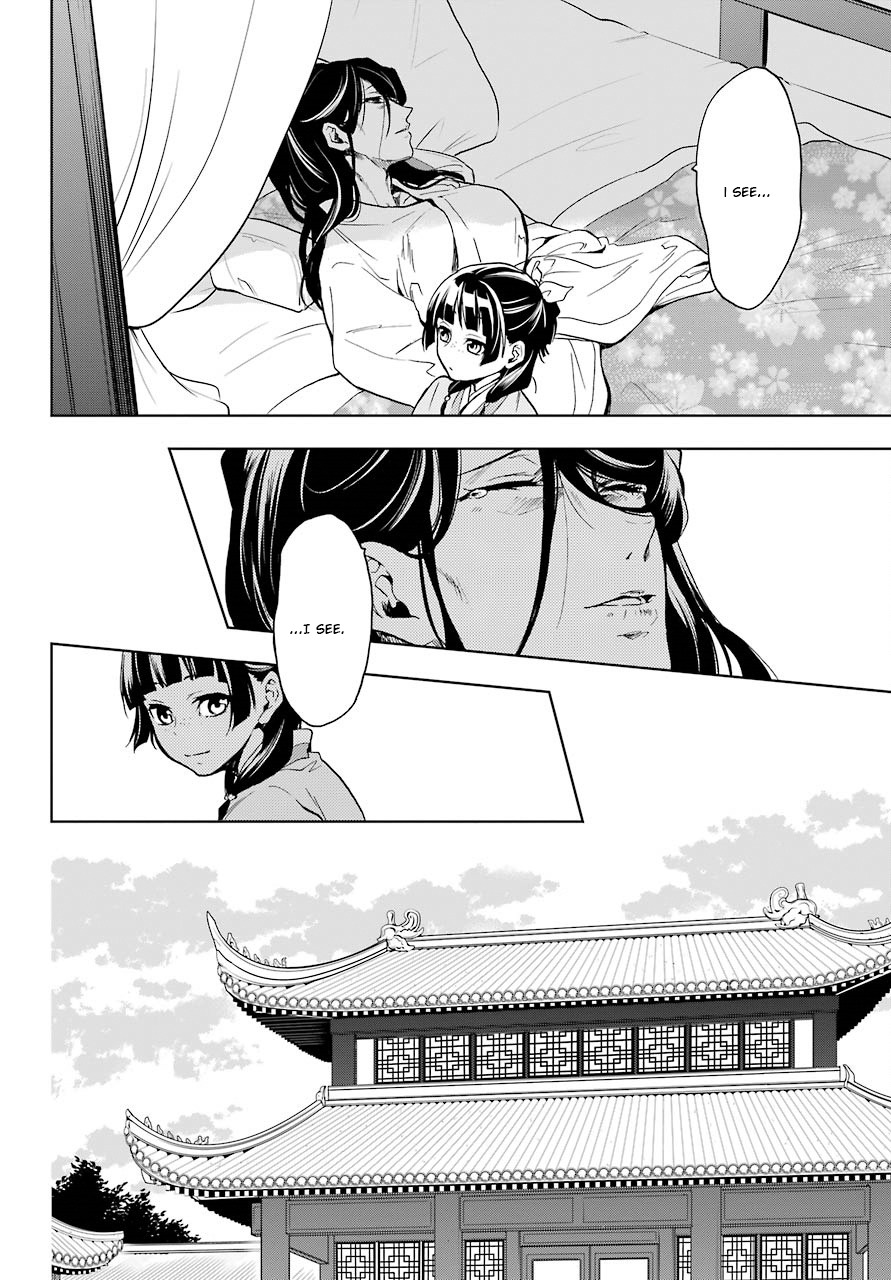 Kusuriya no Hitorigoto Chapter 5 page 34 - Chapter 5: Nursing