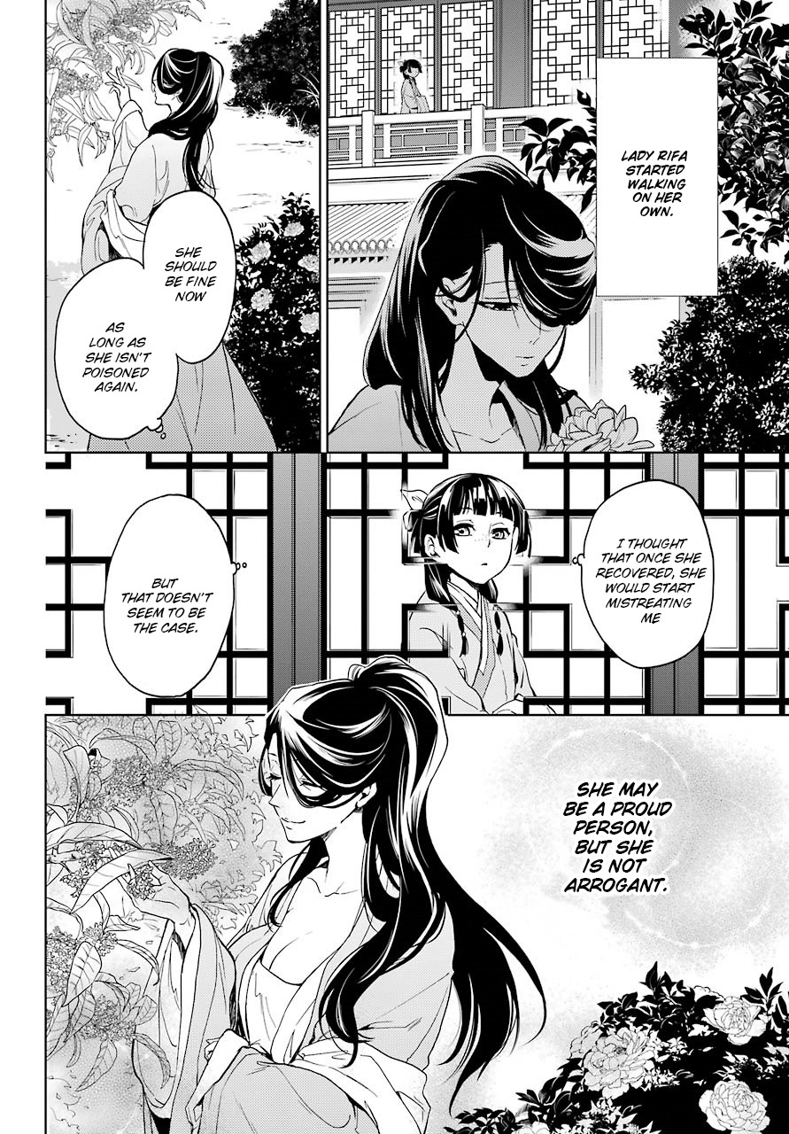 Kusuriya no Hitorigoto Chapter 5 page 36 - Chapter 5: Nursing