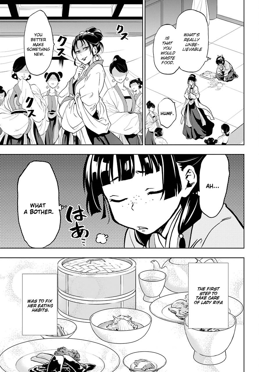 Kusuriya no Hitorigoto Chapter 5 page 6 - Chapter 5: Nursing