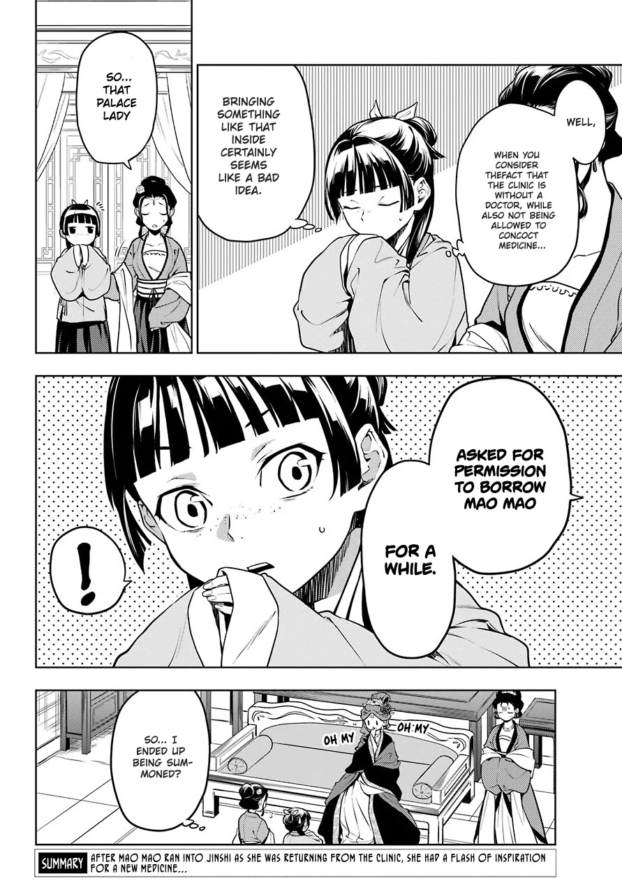 Kusuriya no Hitorigoto Chapter 50 page 2 - Chapter 50: Third Time's The Charm (Part 1)