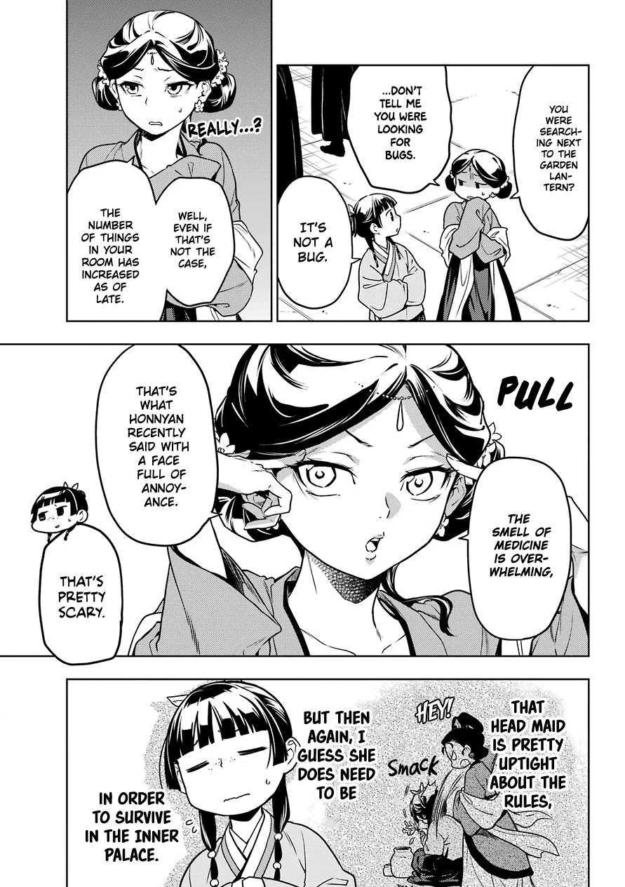 Kusuriya no Hitorigoto Chapter 50 page 5 - Chapter 50: Third Time's The Charm (Part 1)