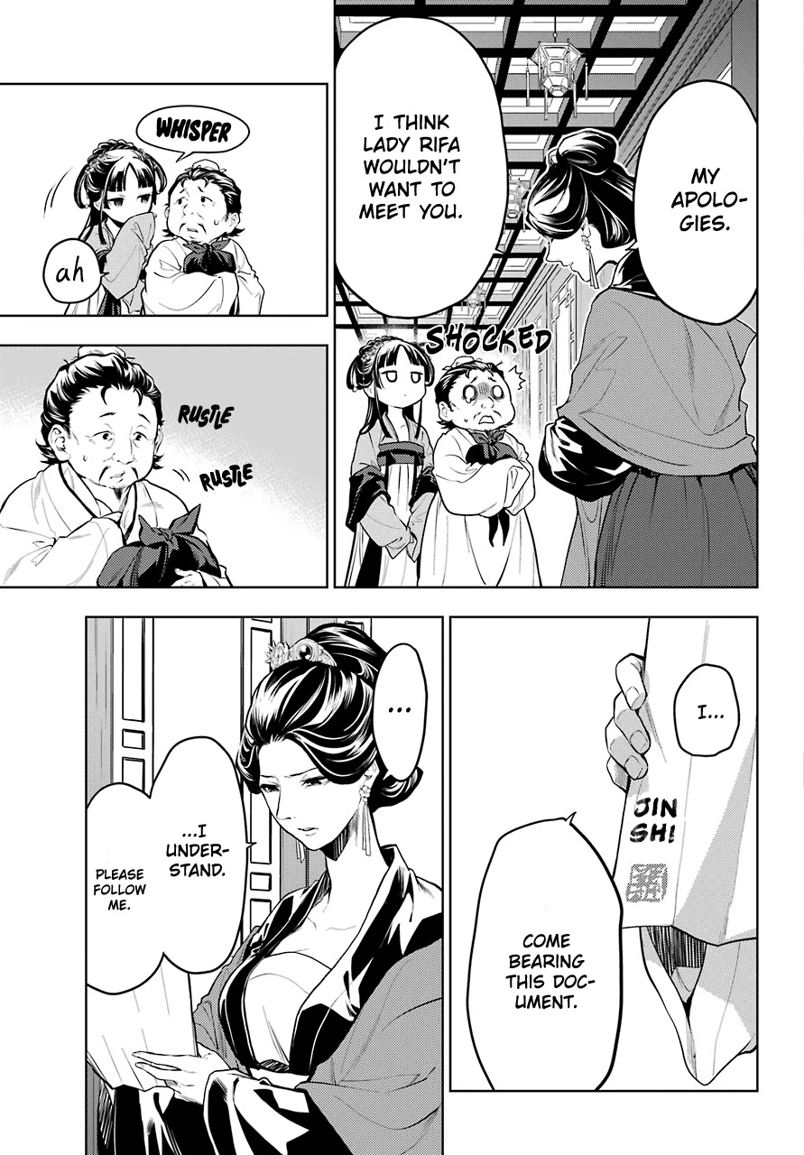 Kusuriya no Hitorigoto Chapter 51 page 5 - Chapter 51: Third Time's The Charm (Part 2)