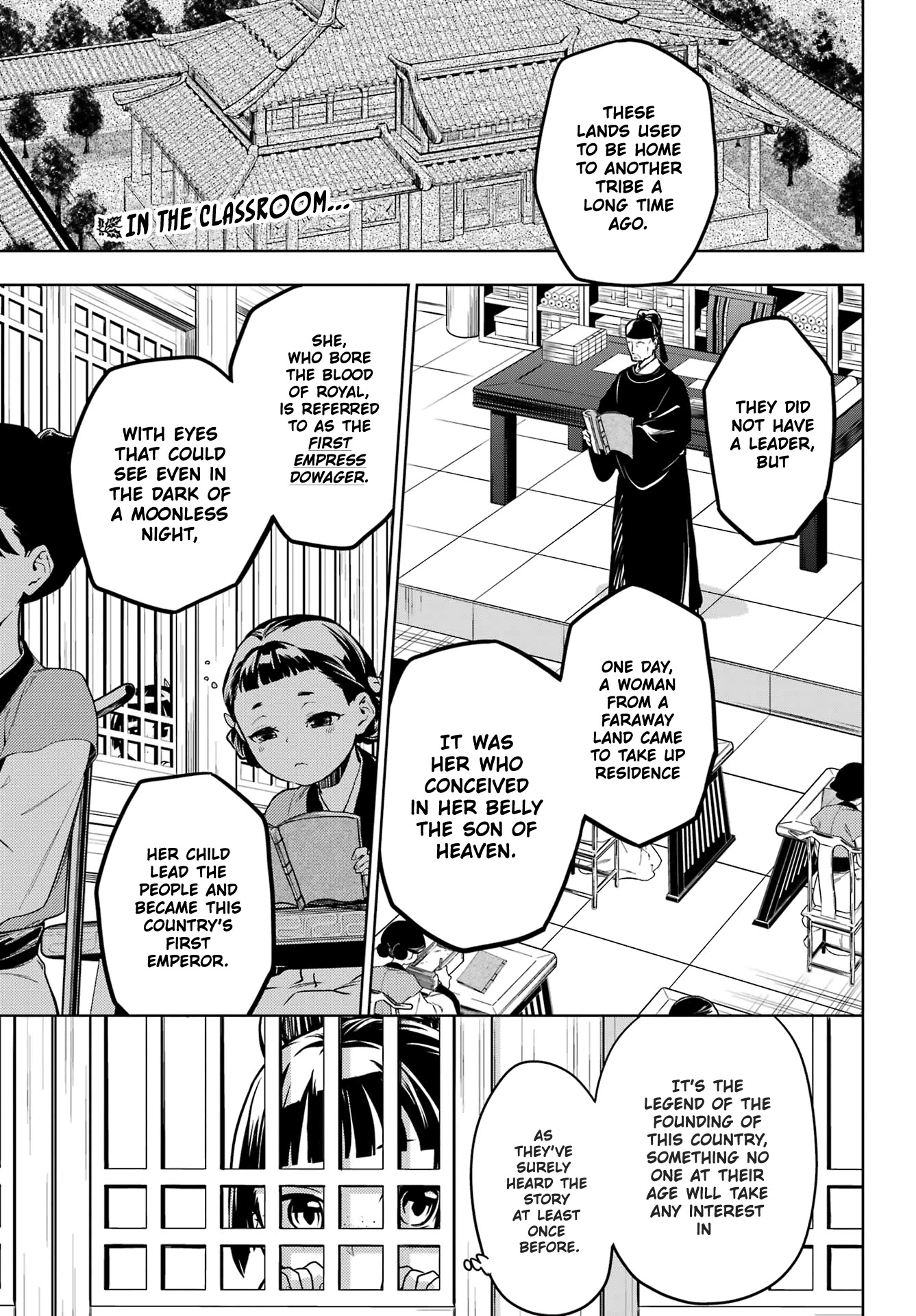 Kusuriya no Hitorigoto Chapter 53 page 1 - Chapter 53: The Shrine of Choosing (Part 1)