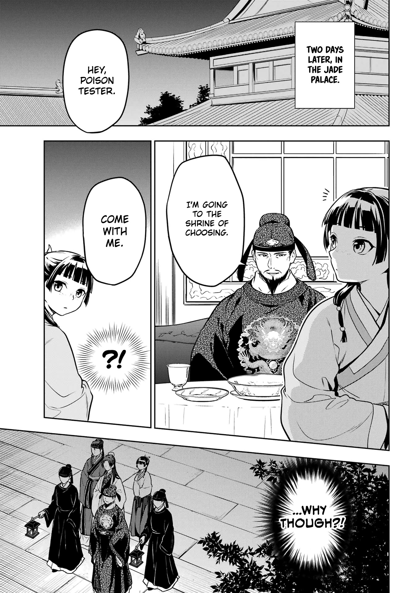 Kusuriya no Hitorigoto Chapter 53 page 13 - Chapter 53: The Shrine of Choosing (Part 1)