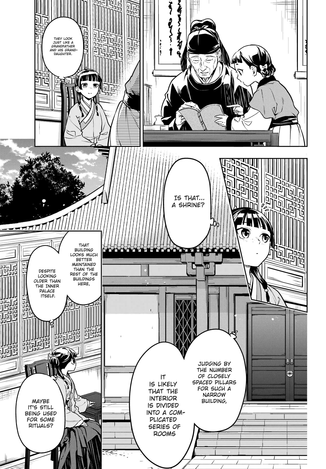 Kusuriya no Hitorigoto Chapter 53 page 7 - Chapter 53: The Shrine of Choosing (Part 1)