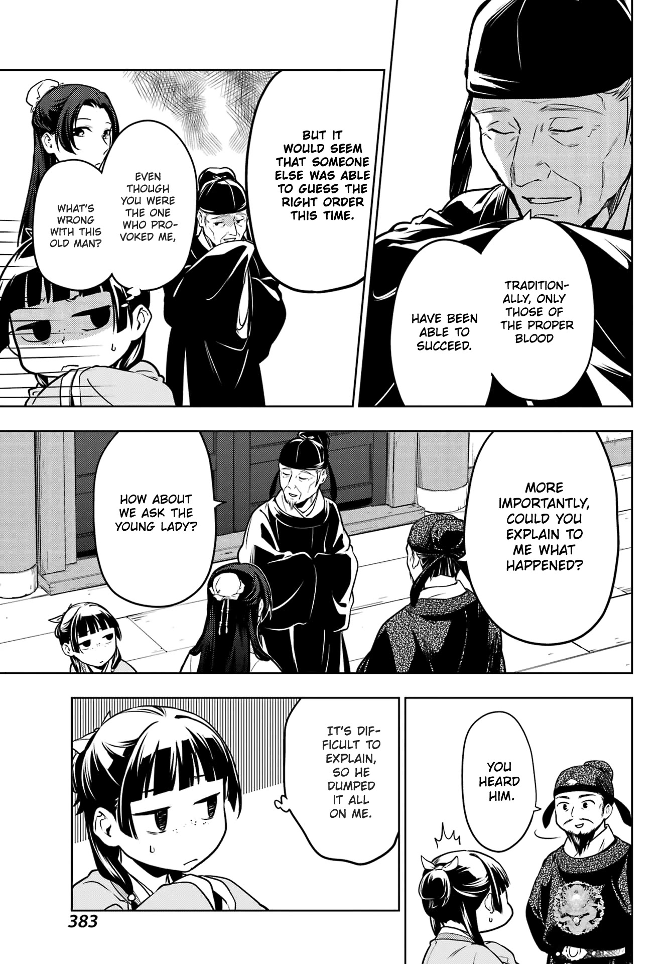 Kusuriya no Hitorigoto Chapter 54 page 12 - Chapter 54: The Shrine of Choosing (Part 2)