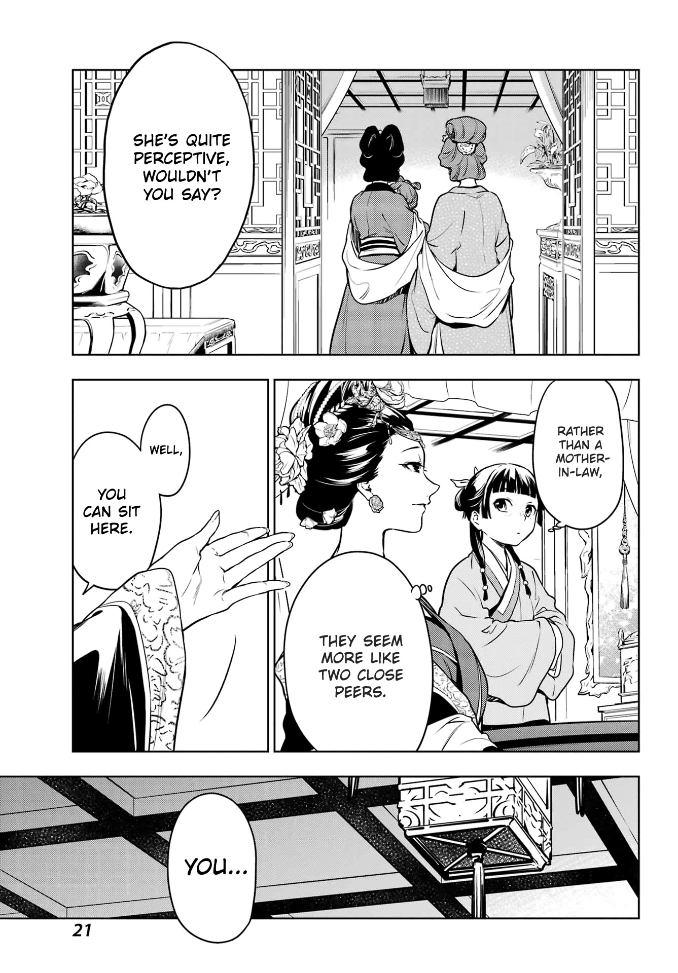 Kusuriya no Hitorigoto Chapter 55.2 page 15 - Chapter 55.2: Empress Dowager (Part 2)