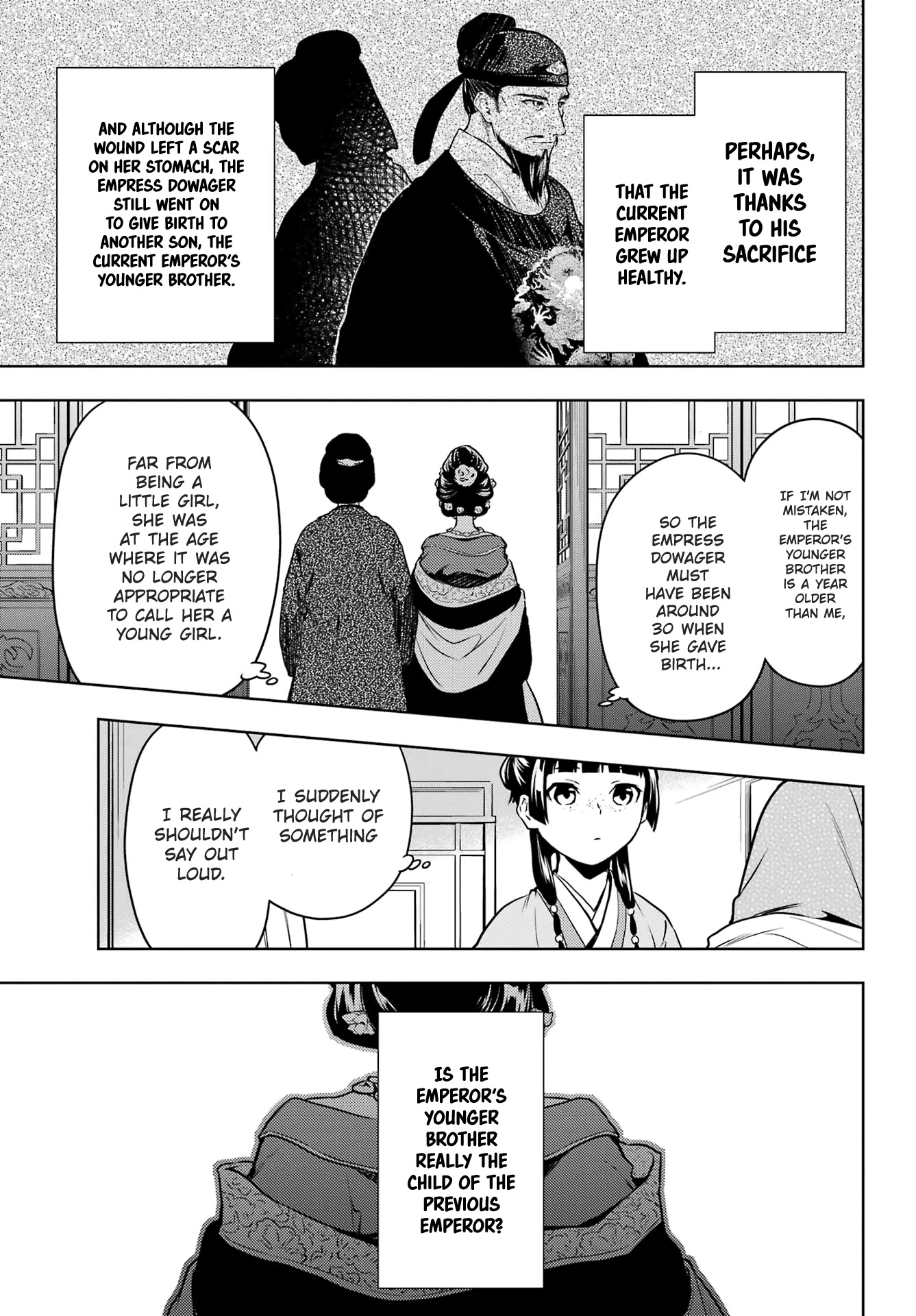 Kusuriya no Hitorigoto Chapter 55.2 page 21 - Chapter 55.2: Empress Dowager (Part 2)